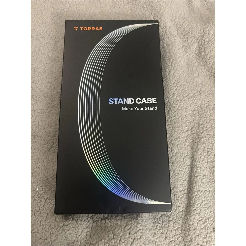TORRAS Upgraded‎ 360 Rotatable Magnetic Stand for iPhone 17 Pro Max Case- Clear